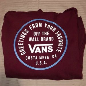 Vans hoodie